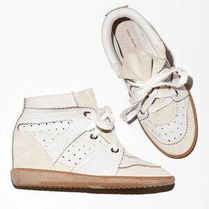 AUTH Isabel Marant Bobby Low-Top Wedge Sneaker EU Size 37 NWOT